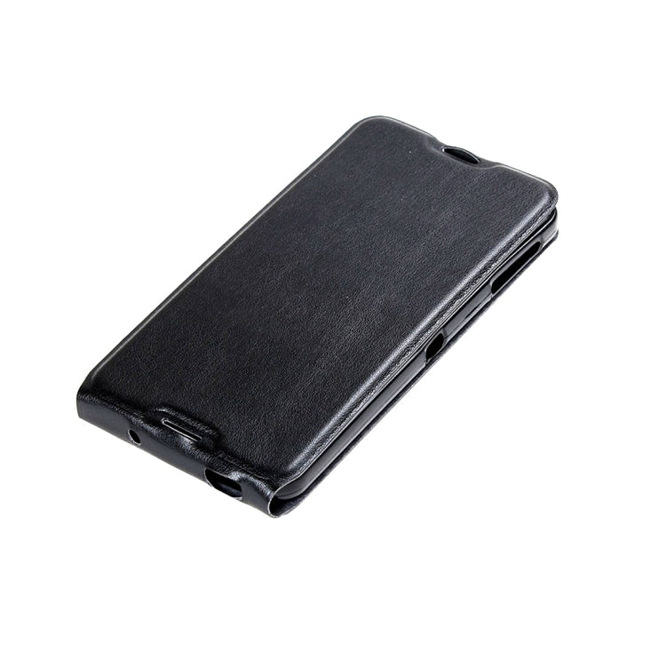 For Alcatel Idol 4S Vertical Flip Leather Case with Card Slot & Photo Frame