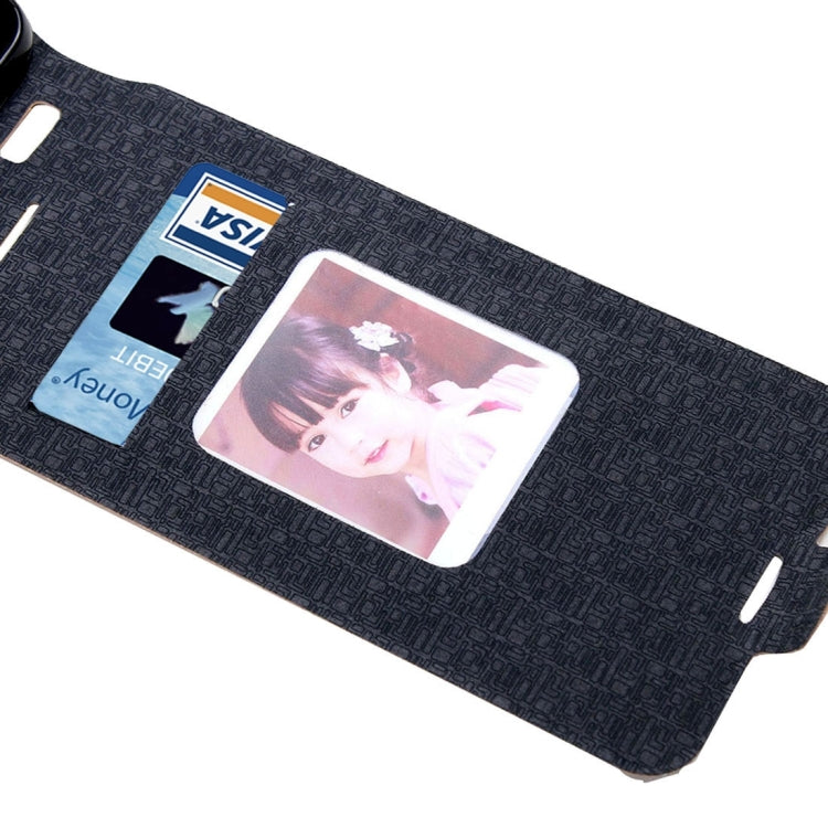 For Alcatel Idol 4S Vertical Flip Leather Case with Card Slot & Photo Frame