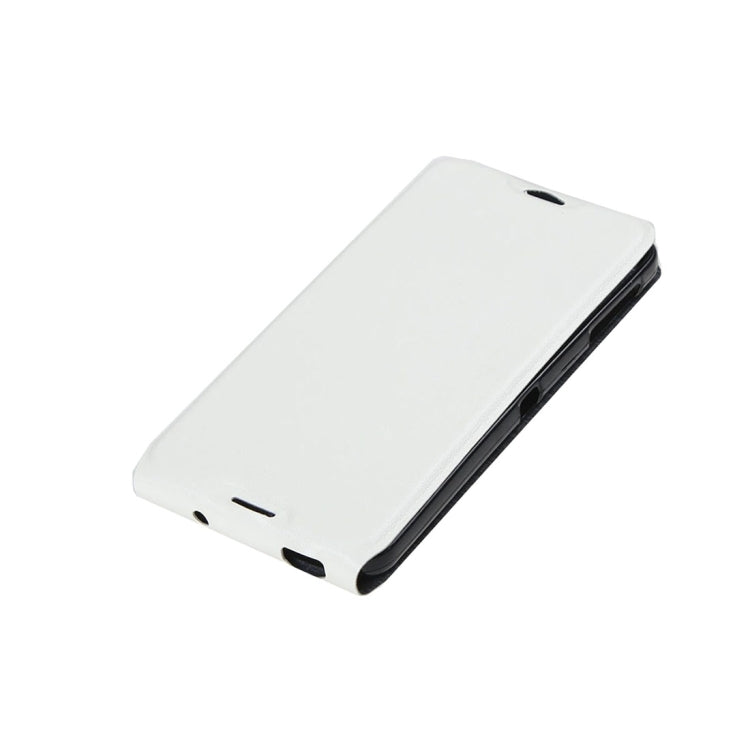 For Alcatel Idol 4S Vertical Flip Leather Case with Card Slot & Photo Frame