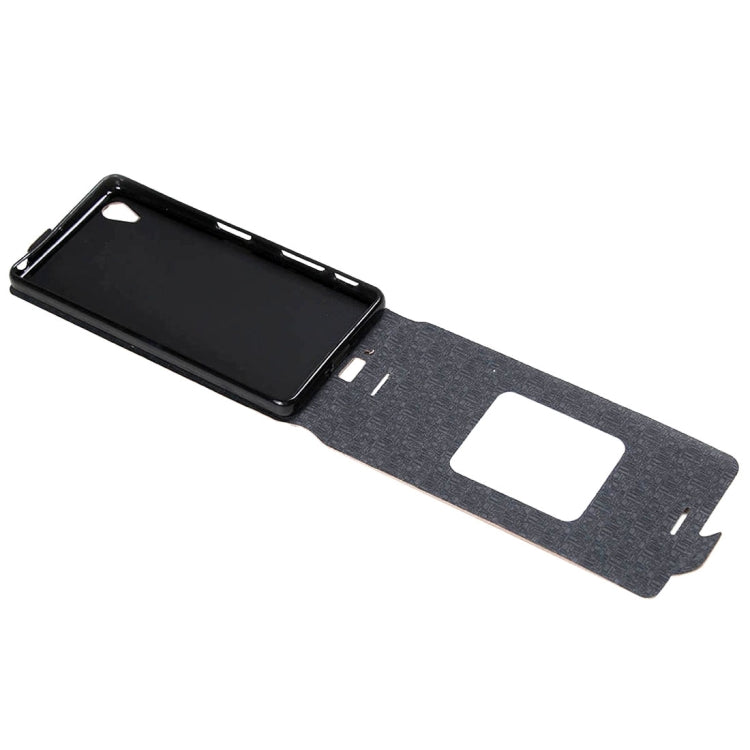 For Sony Xperia X Vertical Flip Leather Case with Card Slot & Photo Frame