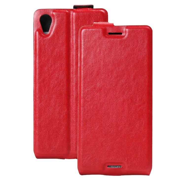 For Sony Xperia X Vertical Flip Leather Case with Card Slot & Photo Frame