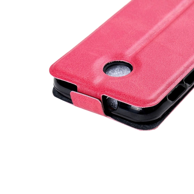 For Vodafone Smart Mini 7 Vertical Flip Leather Case with Card Slot & Photo Frame