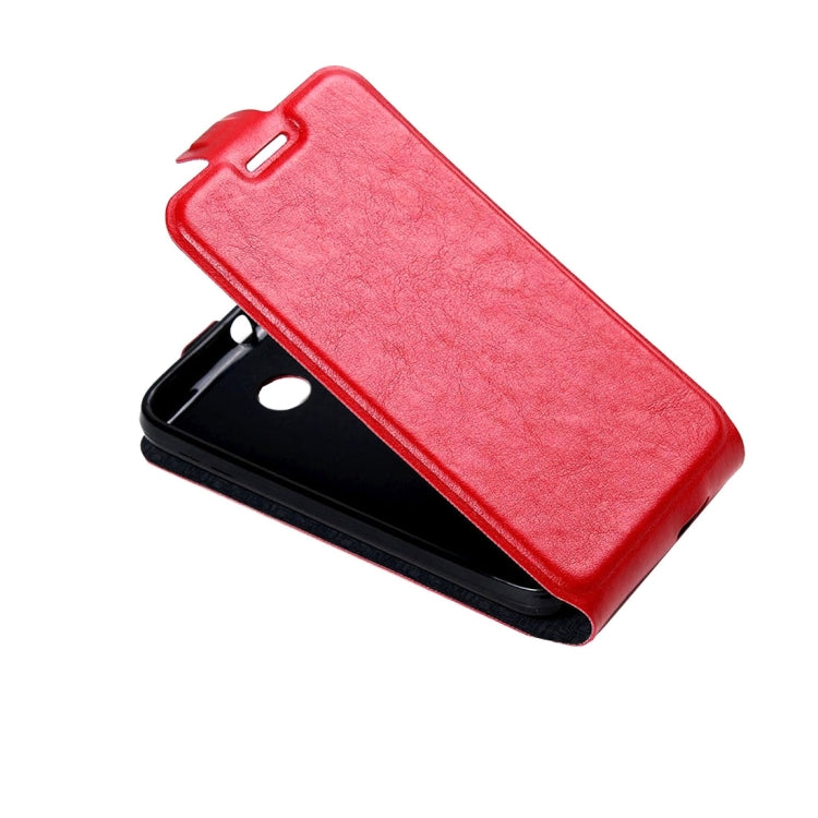 For Vodafone Smart Mini 7 Vertical Flip Leather Case with Card Slot & Photo Frame