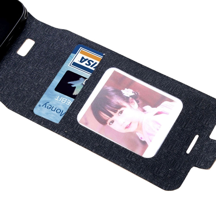 For Vodafone Smart Mini 7 Vertical Flip Leather Case with Card Slot & Photo Frame