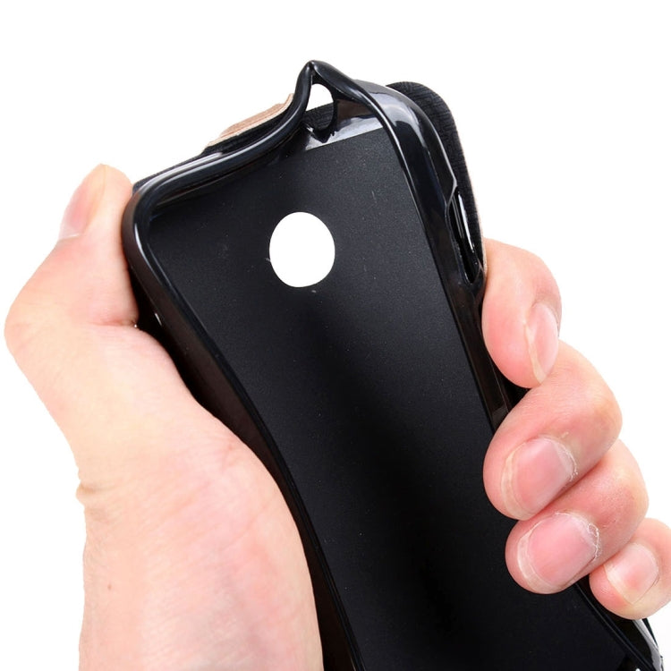 For Vodafone Smart Mini 7 Vertical Flip Leather Case with Card Slot & Photo Frame