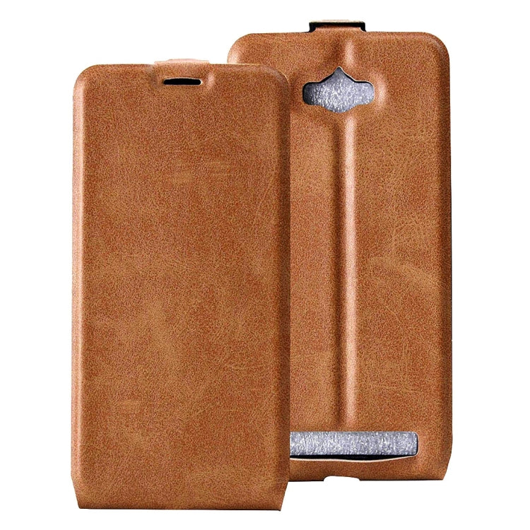 For Asus ZenFone Max ZC550KL Vertical Flip Leather Case with Card Slot & Photo Frame