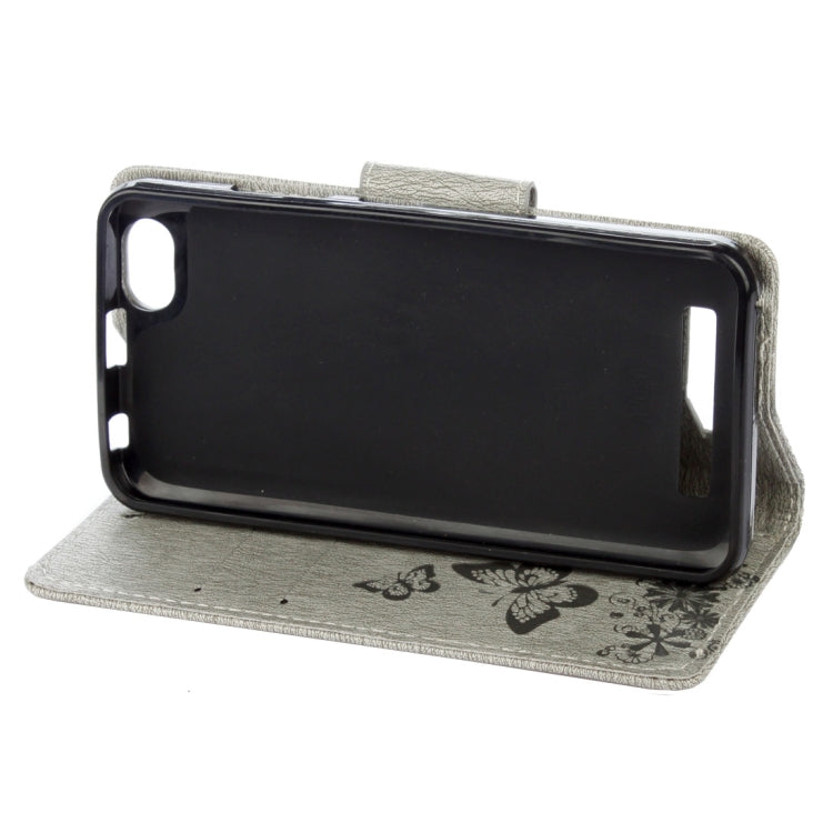 For Lenovo  VIBE C A2020 Butterflies Embossing Horizontal Flip Leather Case with Holder & Card Slots & Wallet & Lanyard