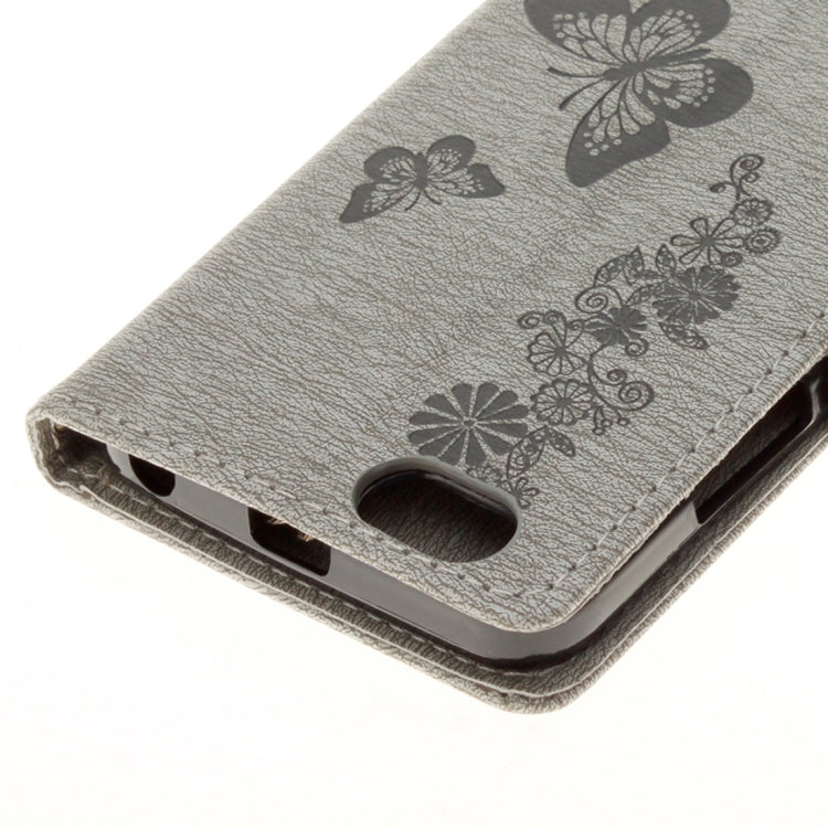 For Lenovo  VIBE C A2020 Butterflies Embossing Horizontal Flip Leather Case with Holder & Card Slots & Wallet & Lanyard