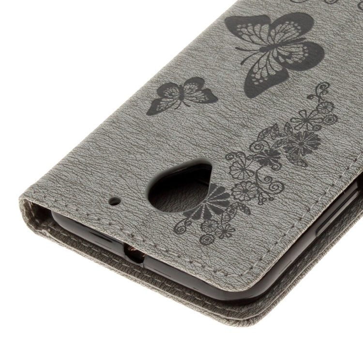 For Lenovo  Vibe C2 XT1700 / XT1706 Butterflies Embossing Horizontal Flip Leather Case with Holder & Card Slots & Wallet & Lanyard