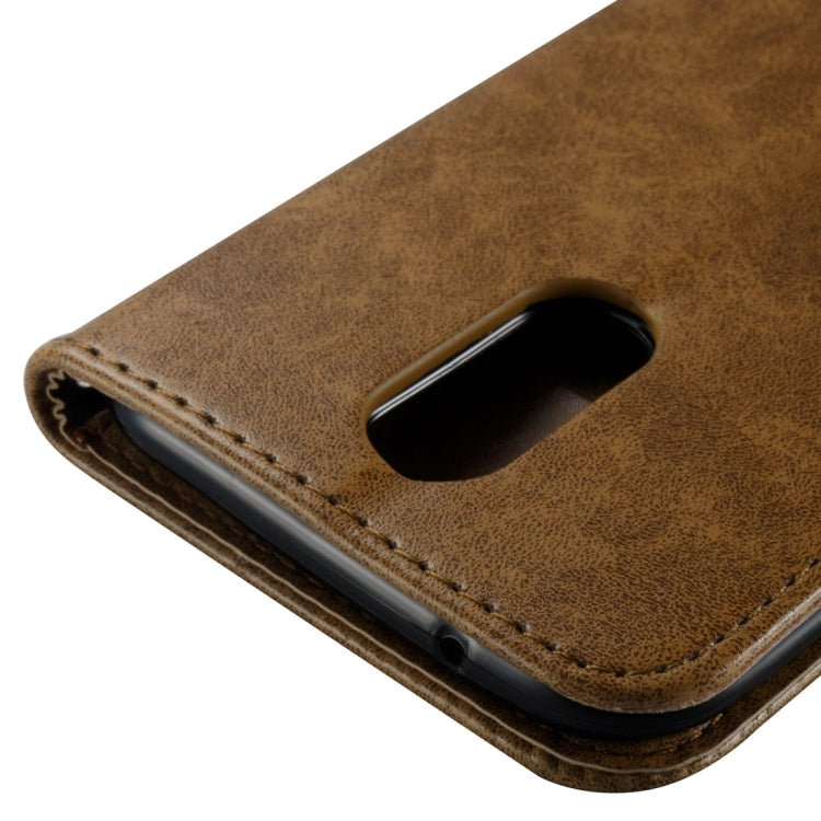 For LG K10 (2017) (US Version) Skull Pressed Flowers Pattern Horizontal Flip Leather Case with Holder & Card Slots & Wallet & Lanyard