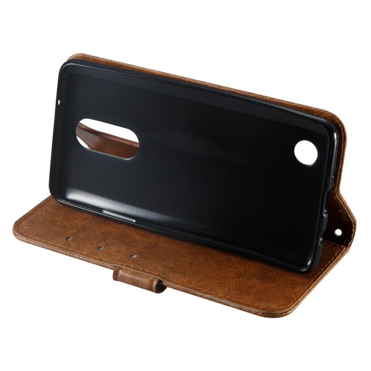 For LG K8 (2017) (US Version) Skull Pressed Flowers Pattern Horizontal Flip Leather Case with Holder & Card Slots & Wallet & Lanyard