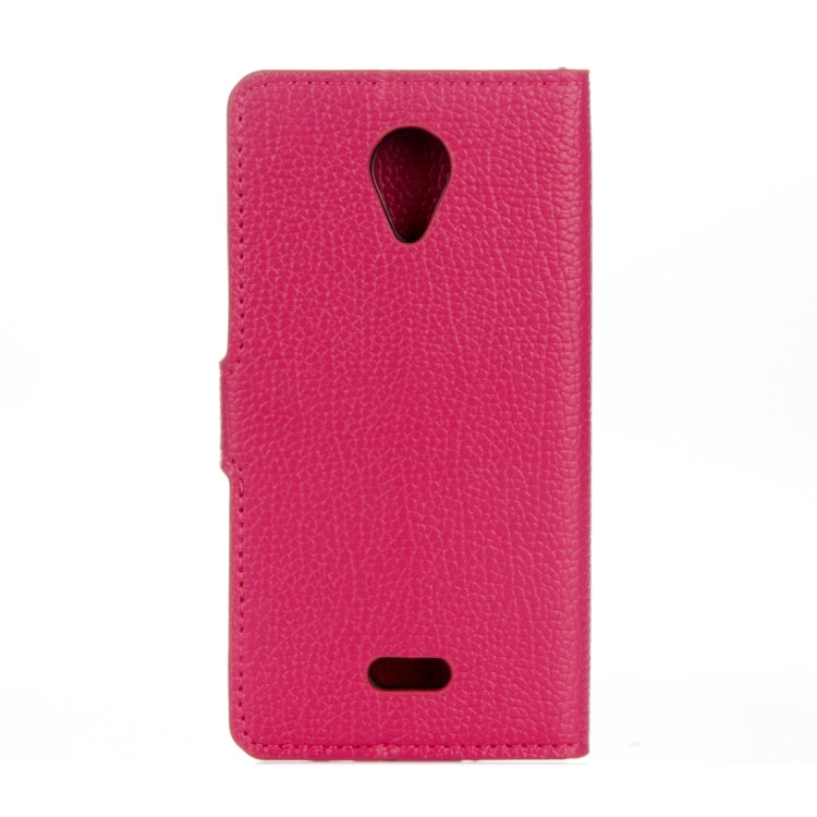 For Wiko FREDDY Litchi Texture Horizontal Flip Leather Case with Holder & Card Slots & Wallet