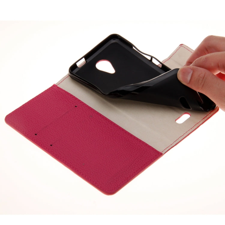 For Wiko FREDDY Litchi Texture Horizontal Flip Leather Case with Holder & Card Slots & Wallet