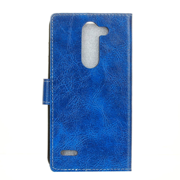 For LG X Mach Retro Crazy Horse Texture Horizontal Flip Leather Case with Holder & Card Slots & Wallet & Photo Frame