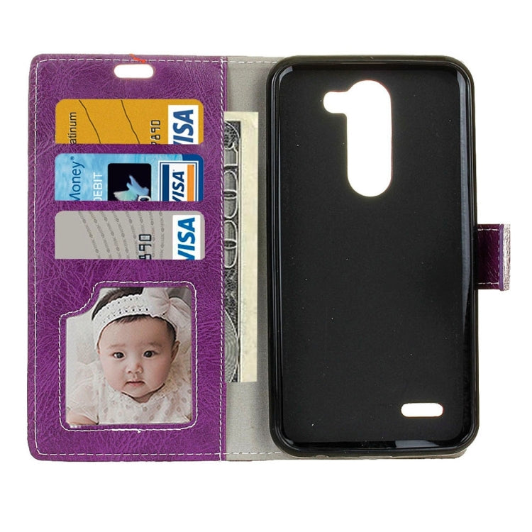 For LG X Mach Retro Crazy Horse Texture Horizontal Flip Leather Case with Holder & Card Slots & Wallet & Photo Frame