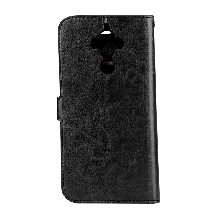 For Huawei  Mate 9 Crazy Horse Texture Horizontal Flip PU Leather Case with Holder & Card Slots & Wallet & Photo Frame & Lanyard & Magnetic Buckle