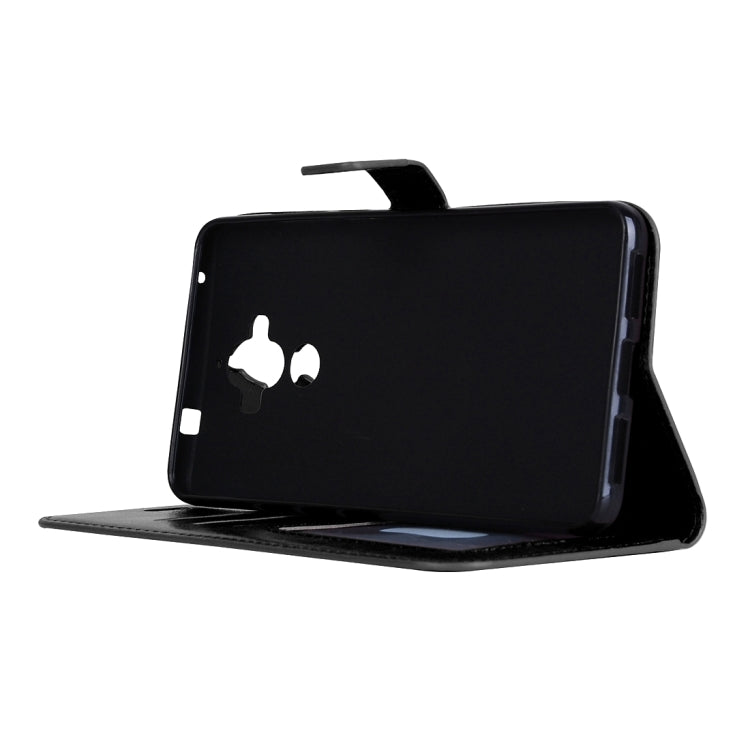 For Huawei  Mate 9 Crazy Horse Texture Horizontal Flip PU Leather Case with Holder & Card Slots & Wallet & Photo Frame & Lanyard & Magnetic Buckle