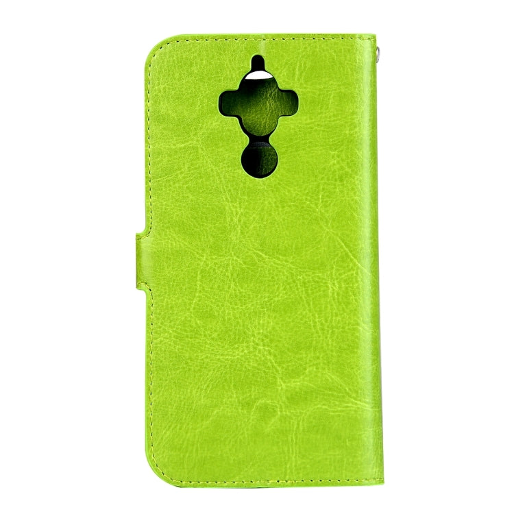 For Huawei  Mate 9 Crazy Horse Texture Horizontal Flip PU Leather Case with Holder & Card Slots & Wallet & Photo Frame & Lanyard & Magnetic Buckle