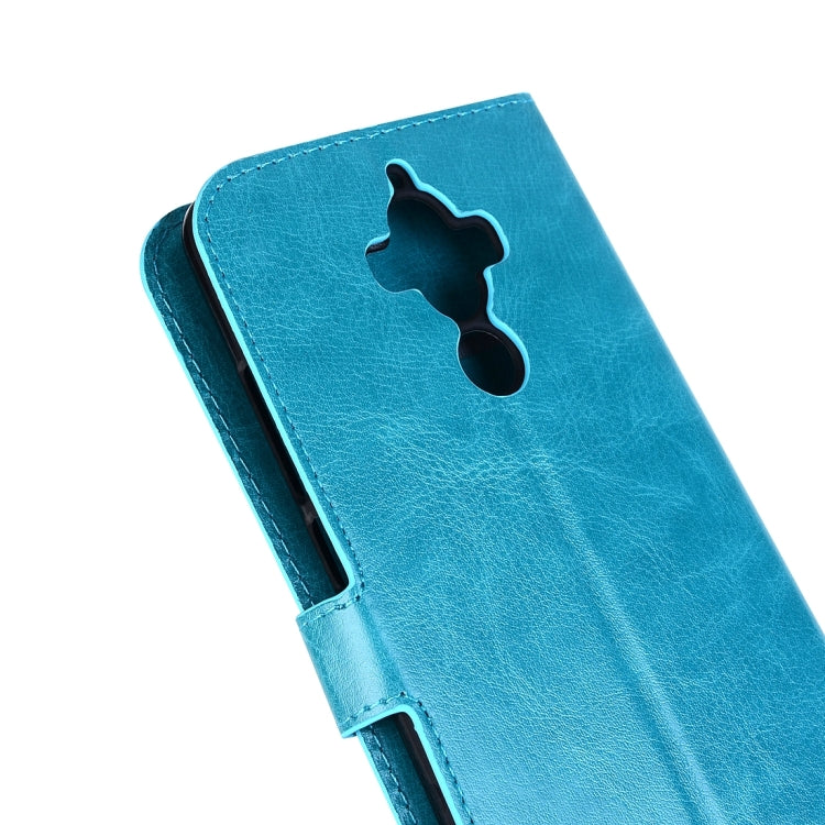 For Huawei  Mate 9 Crazy Horse Texture Horizontal Flip PU Leather Case with Holder & Card Slots & Wallet & Photo Frame & Lanyard & Magnetic Buckle