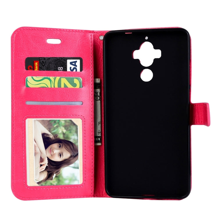 For Huawei  Mate 9 Crazy Horse Texture Horizontal Flip PU Leather Case with Holder & Card Slots & Wallet & Photo Frame & Lanyard & Magnetic Buckle