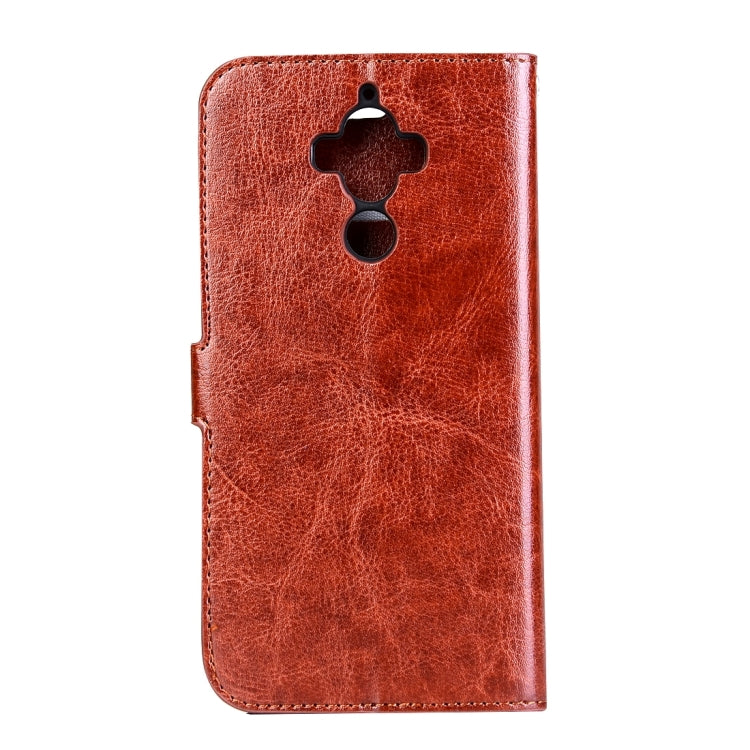 For Huawei  Mate 9 Crazy Horse Texture Horizontal Flip PU Leather Case with Holder & Card Slots & Wallet & Photo Frame & Lanyard & Magnetic Buckle