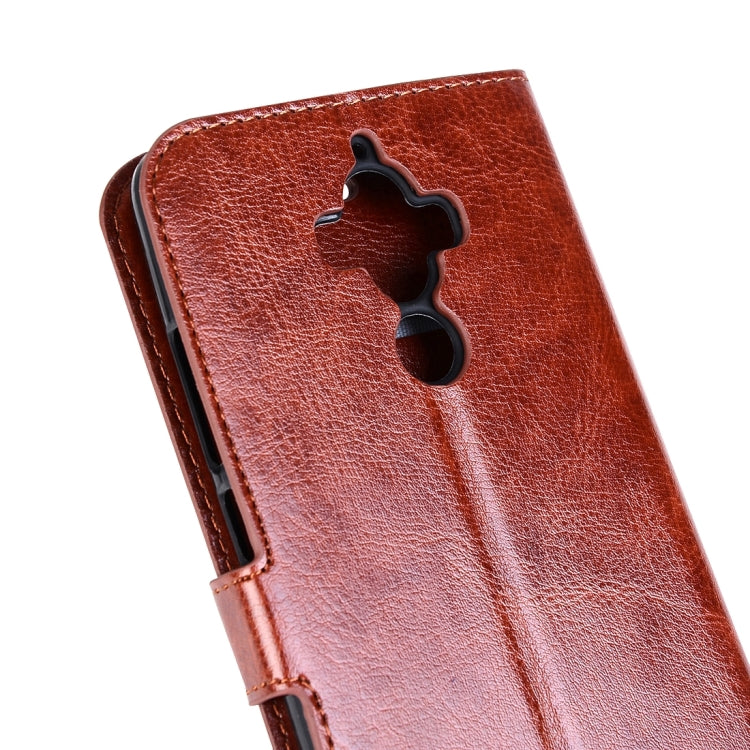 For Huawei  Mate 9 Crazy Horse Texture Horizontal Flip PU Leather Case with Holder & Card Slots & Wallet & Photo Frame & Lanyard & Magnetic Buckle