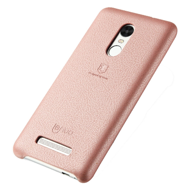 Lenuo for  Xiaomi Redmi Note 3 Litchi Texture PU + PC Paste Skin Protective Case