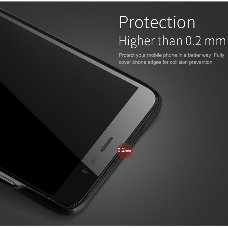 Lenuo for  Xiaomi Redmi Note 3 Litchi Texture PU + PC Paste Skin Protective Case