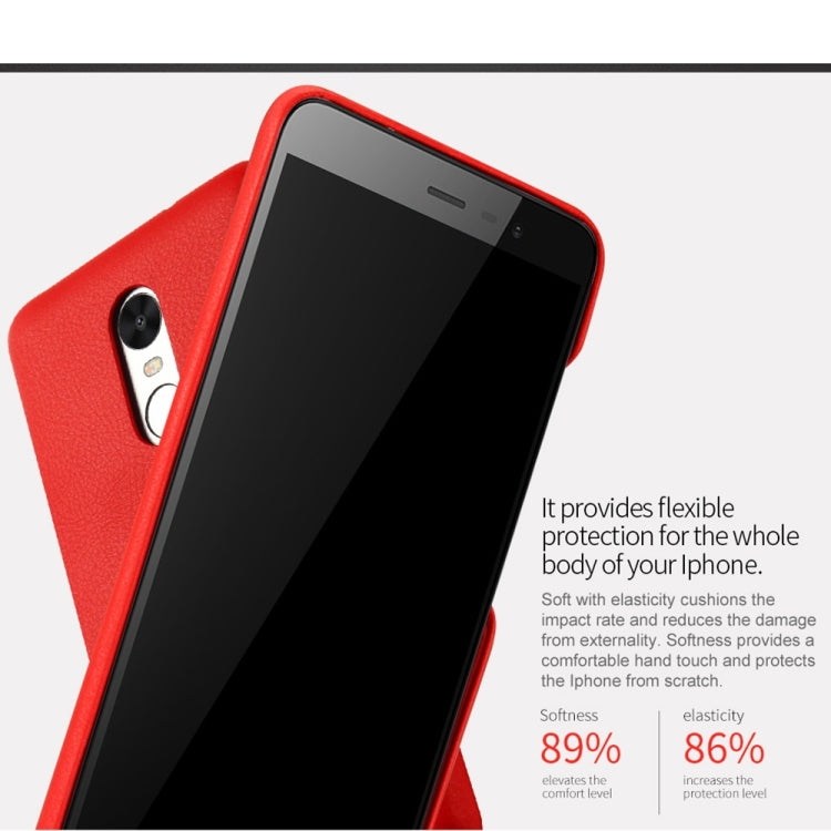 Lenuo for  Xiaomi Redmi Note 3 Litchi Texture PU + PC Paste Skin Protective Case