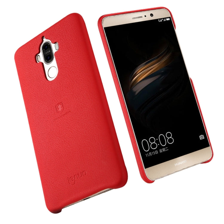 Lenuo for  Huawei Mate 9 Litchi Texture PU + PC Paste Skin Protective Case