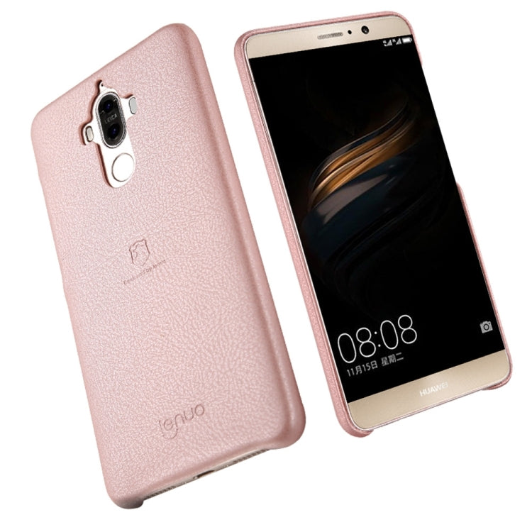 Lenuo for  Huawei Mate 9 Litchi Texture PU + PC Paste Skin Protective Case