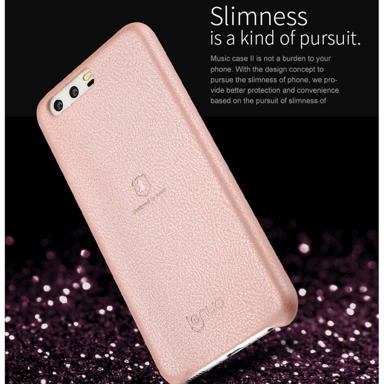 Lenuo for  Huawei P10 Litchi Texture PU + PC Paste Skin Protective Case