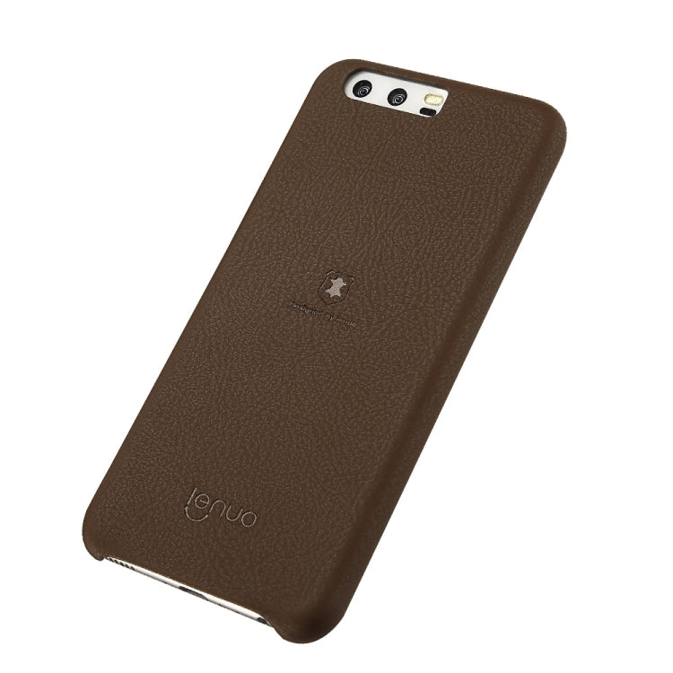 Lenuo for  Huawei P10 Litchi Texture PU + PC Paste Skin Protective Case