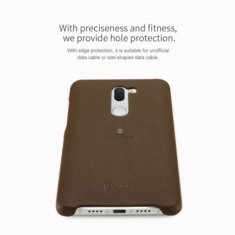Lenuo for  Xiaomi Mi 5s Plus Litchi Texture PU + PC Paste Skin Protective Case
