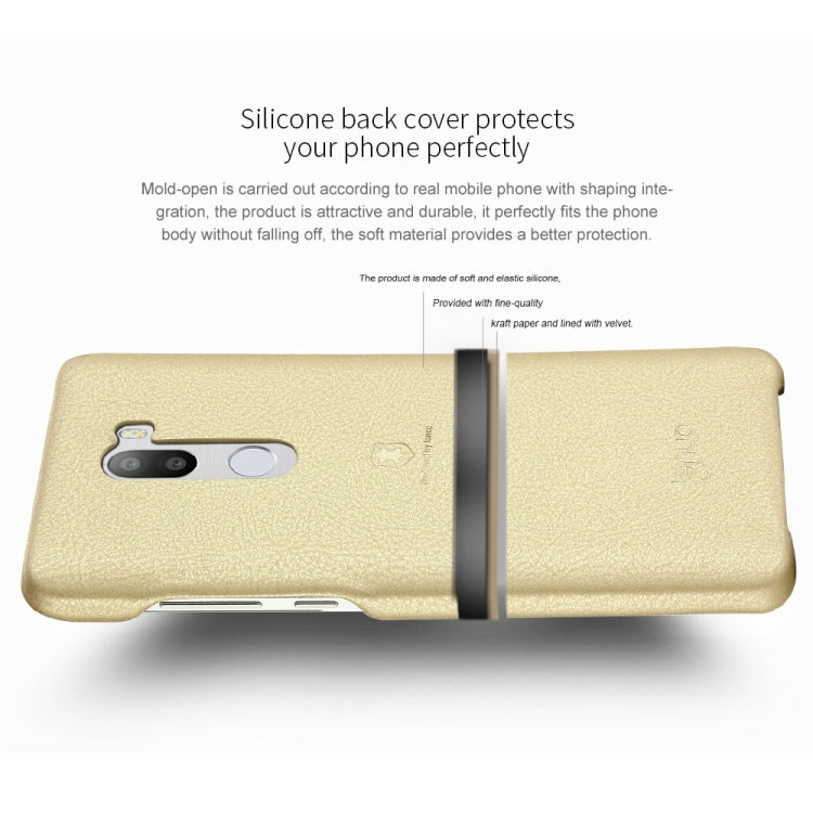 Lenuo for  Xiaomi Mi 5s Plus Litchi Texture PU + PC Paste Skin Protective Case