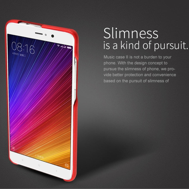 Lenuo for  Xiaomi Mi 5s Plus Litchi Texture PU + PC Paste Skin Protective Case