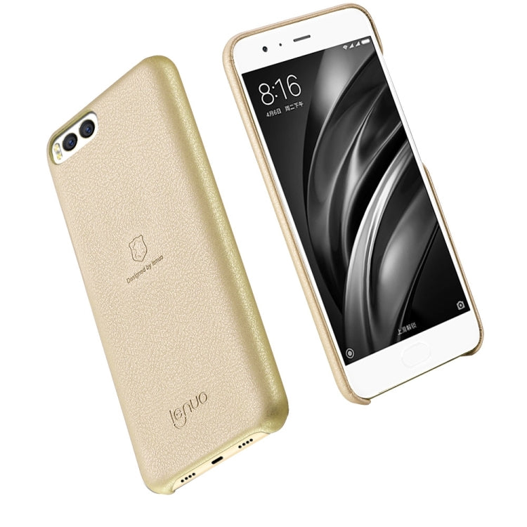 Lenuo for  Xiaomi Mi 6 Litchi Texture PU + PC Paste Skin Protective Case