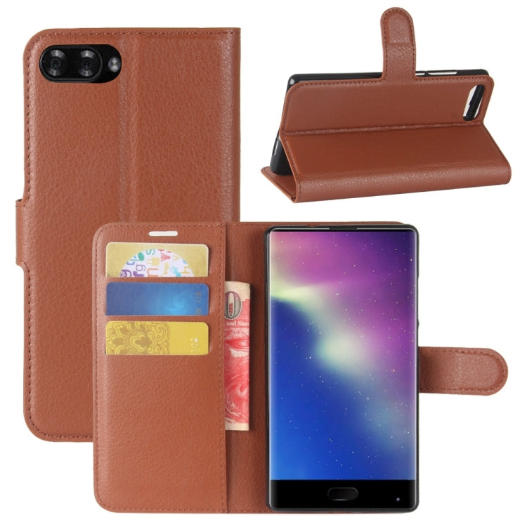For DOOGEE Mix Litchi Texture Horizontal Flip Leather Case with Holder & Card Slots & Wallet