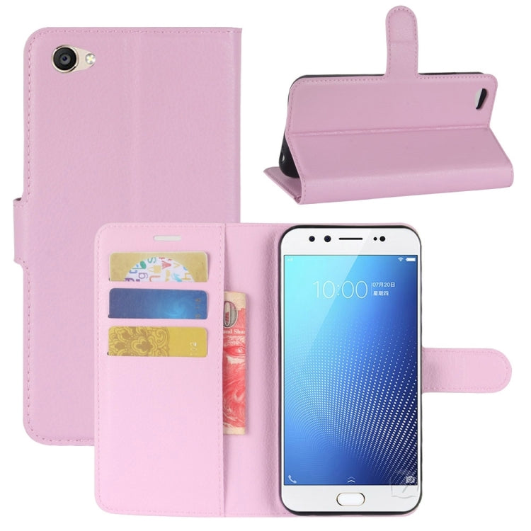 For Vivo  X9s Litchi Texture Horizontal Flip Leather Case with Holder & Card Slots & Wallet