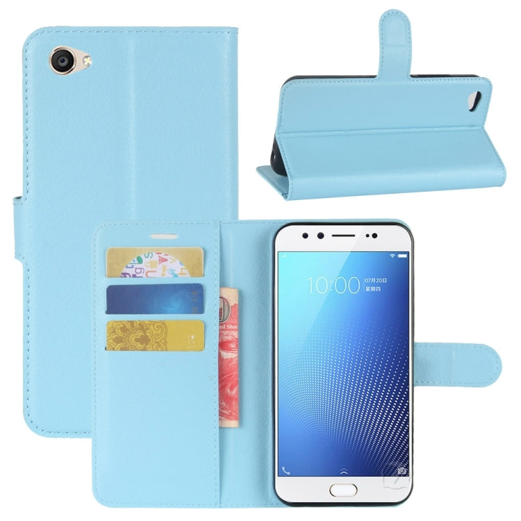 For Vivo  X9s Litchi Texture Horizontal Flip Leather Case with Holder & Card Slots & Wallet