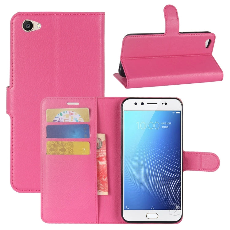 For Vivo  X9s Litchi Texture Horizontal Flip Leather Case with Holder & Card Slots & Wallet