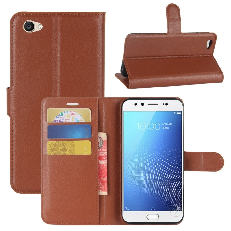 For Vivo  X9s Litchi Texture Horizontal Flip Leather Case with Holder & Card Slots & Wallet