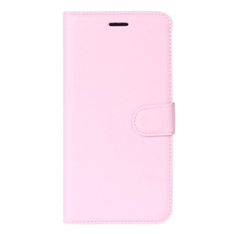 For Motorola Moto E4 (US Version) Litchi Texture Horizontal Flip Leather Case with Holder & Card Slots & Wallet