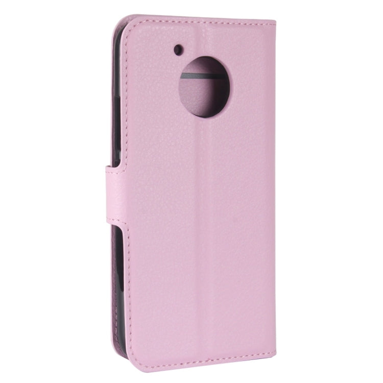 For Motorola Moto E4 (US Version) Litchi Texture Horizontal Flip Leather Case with Holder & Card Slots & Wallet