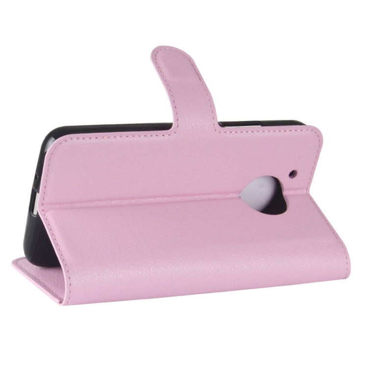 For Motorola Moto E4 (US Version) Litchi Texture Horizontal Flip Leather Case with Holder & Card Slots & Wallet