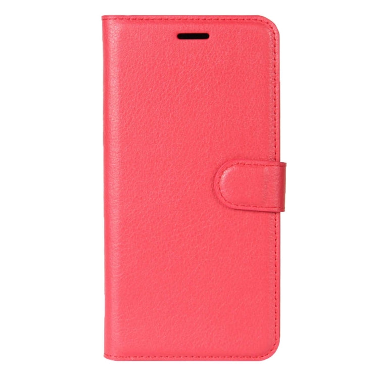 For Motorola Moto E4 (US Version) Litchi Texture Horizontal Flip Leather Case with Holder & Card Slots & Wallet