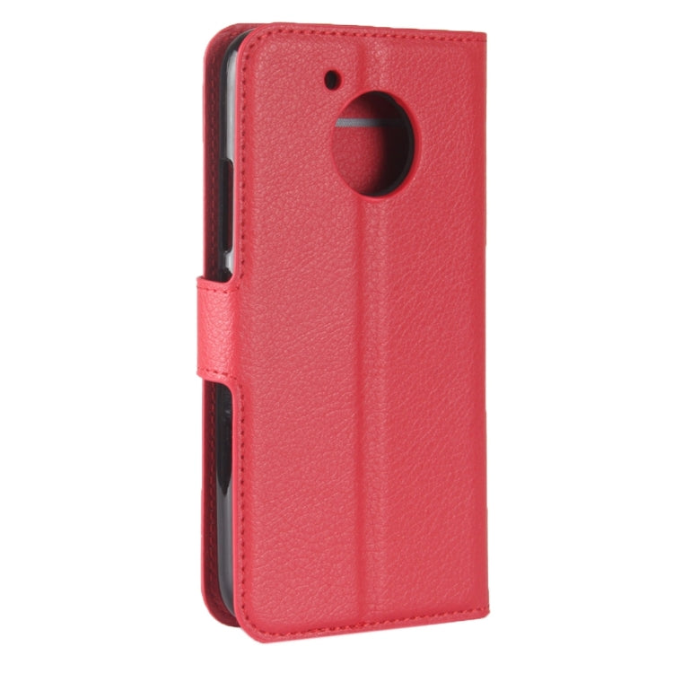 For Motorola Moto E4 (US Version) Litchi Texture Horizontal Flip Leather Case with Holder & Card Slots & Wallet