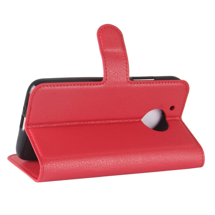 For Motorola Moto E4 (US Version) Litchi Texture Horizontal Flip Leather Case with Holder & Card Slots & Wallet