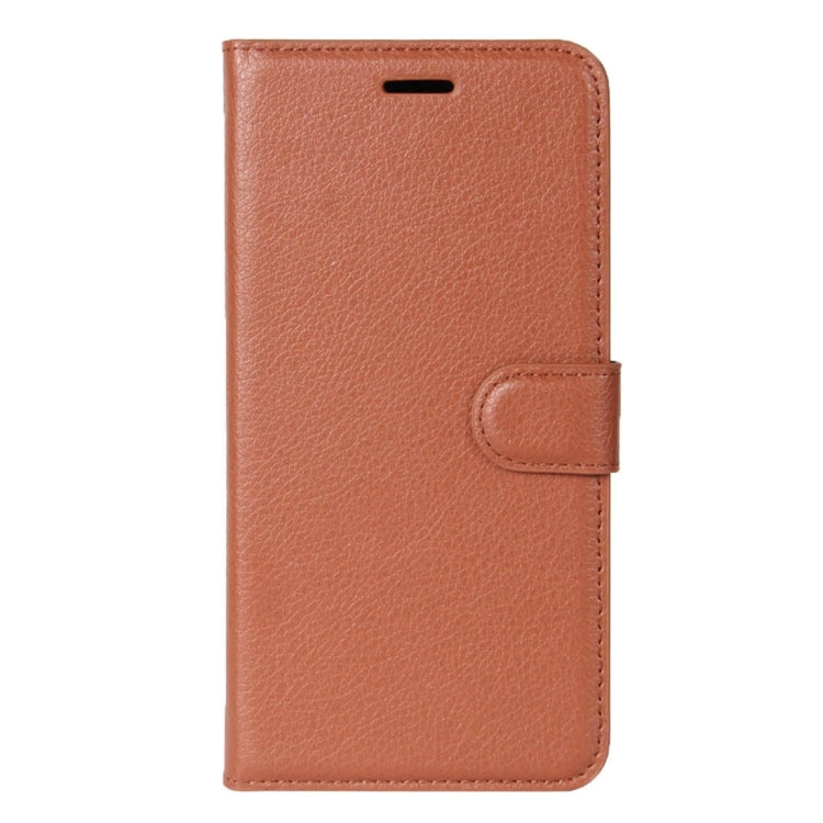 For Motorola Moto E4 (US Version) Litchi Texture Horizontal Flip Leather Case with Holder & Card Slots & Wallet
