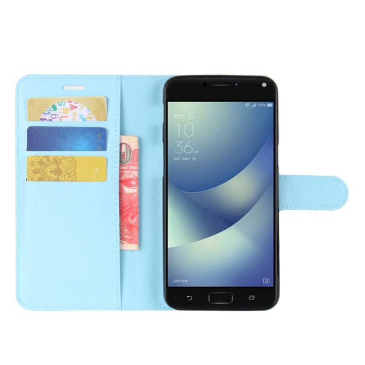 For Asus Zenfone 4 Max ZC554KL Litchi Texture Horizontal Flip Leather Case with Holder & Card Slots & Wallet